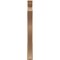 Ekena Millwork 5 1/2-in W x 48-in D x 48-in H Funston Trad Rough Cedar Woodgrain TimberThane Outlooker, Primed Tan OUTUR055X48X48FST04RCPR - alternate 3